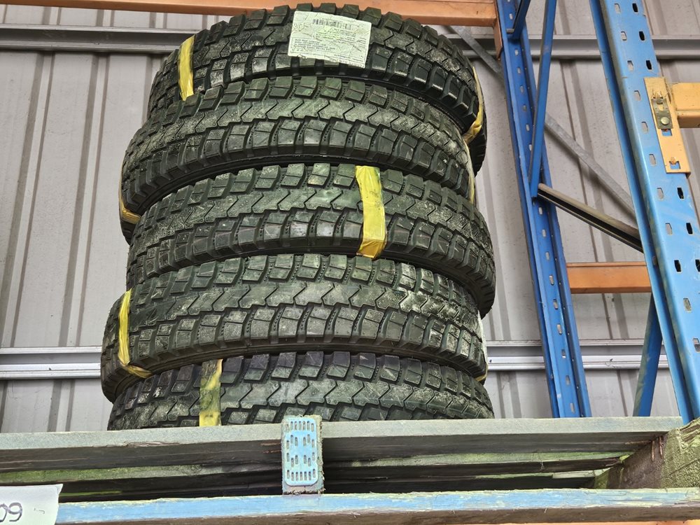 View truck tyres available via auction.