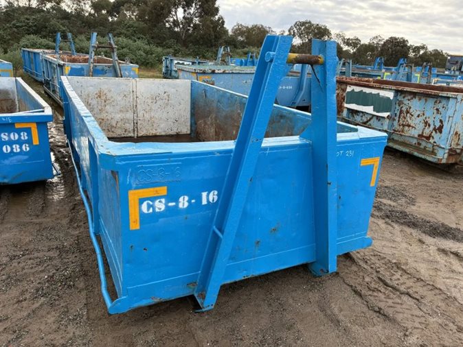 Hook Bin, 8m³