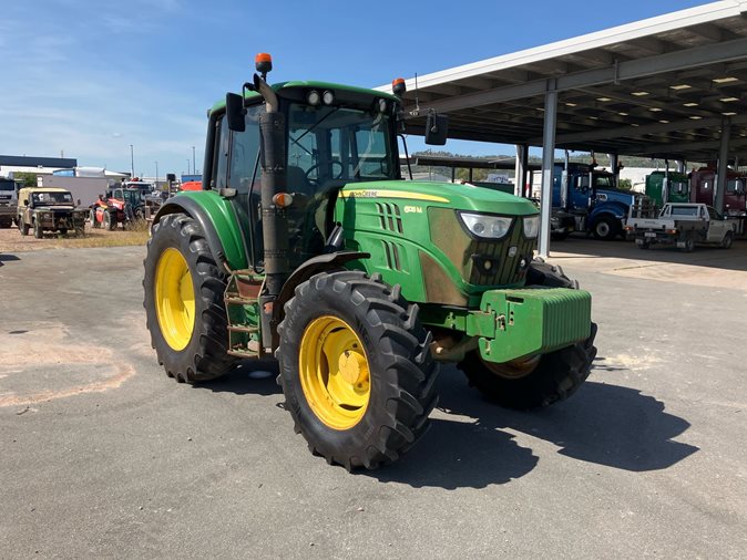 View John Deere 6125M available via auction.