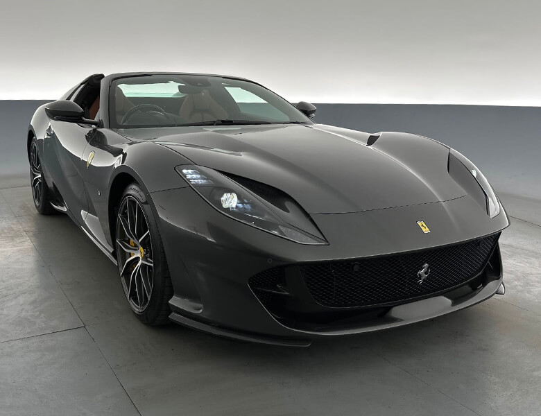 View black 2021 Ferrari 812 GTS sold car at our previous auction.
