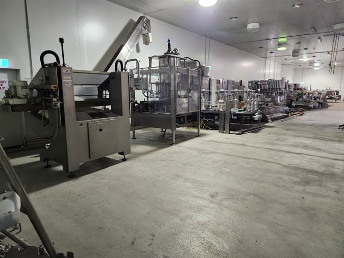 Decommissioned Serac Filling Line