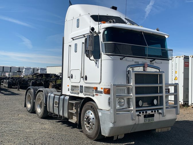 View 2010 Kenworth K108 6x4 sleeper cab prime mover available via auction.