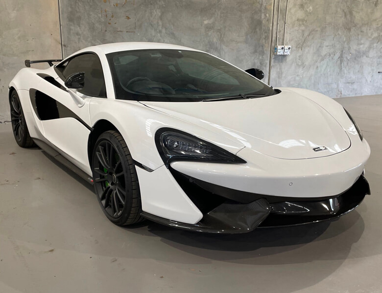View white 2017 Mclaren 570S sold car at our previous auction.