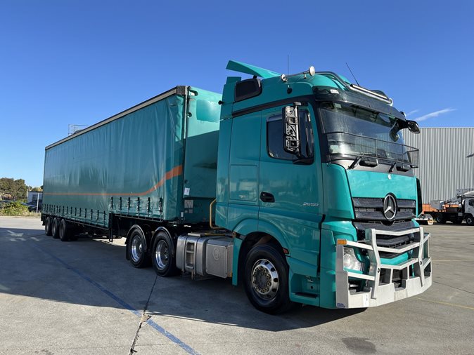 View fleet trucks available via auction.