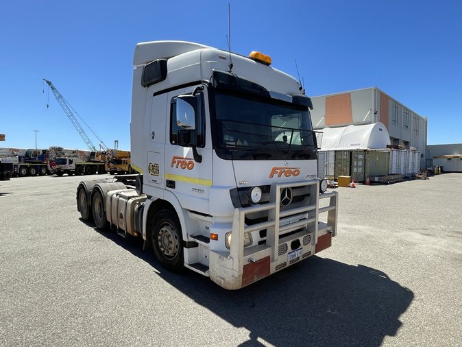 View 2012 Mercedes Benz Actros 2655 6x4 Sleeper Cab Prime Mover available via auction.