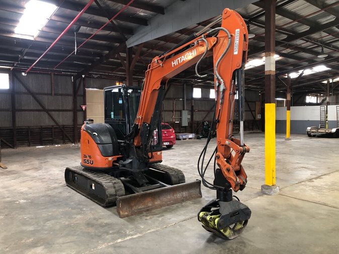 View Hitachi ZX55U-5A available via auction.