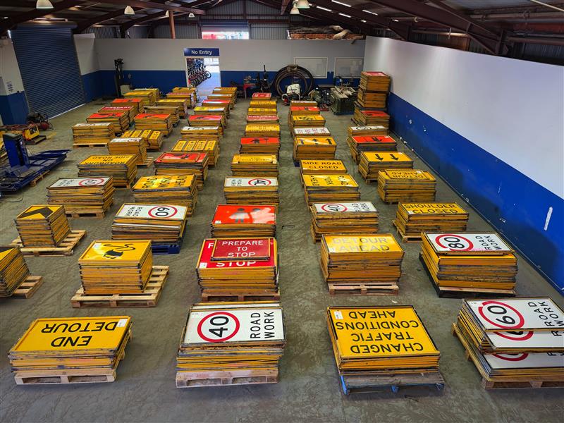 Roadwork Safety Signs