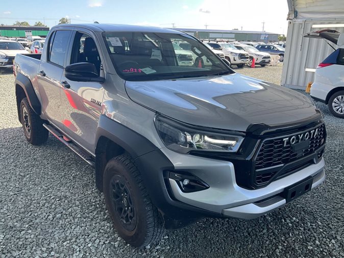 View a silver 2023 Toyota Hilux GR Sport WOVR N/A available via auction.