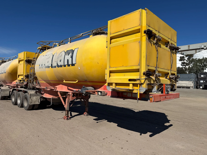 Adelaide Dry Bulk Pneumatic Tanker Trailer Clearance