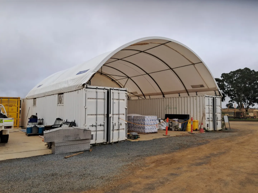 40ft Container Dome Shelter