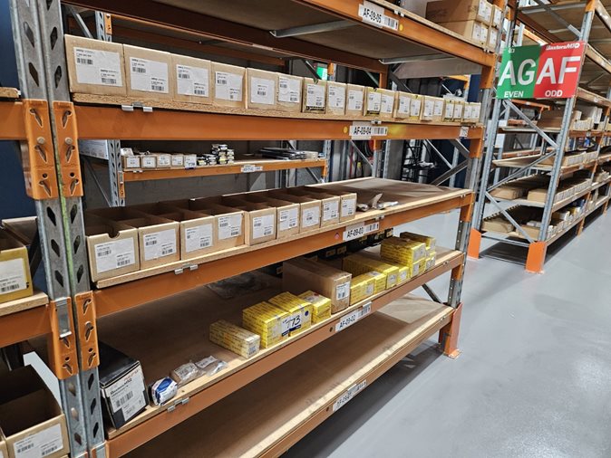 Parts Contents to 5x Bays of Pallet Shelving - Bosch Components