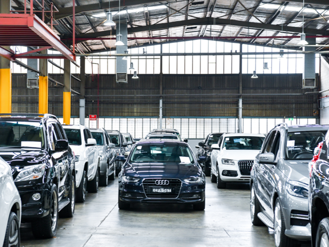 View pre-owned cars available via auction.