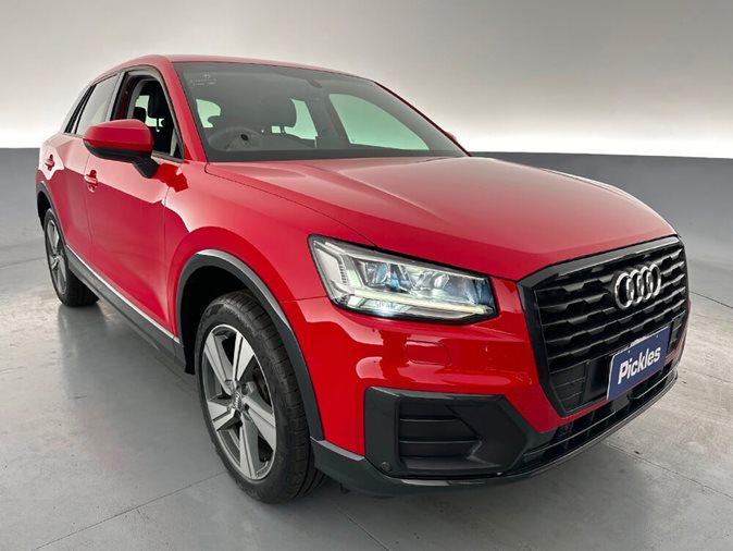 View a red 2018 Audi Q2 available via auction.