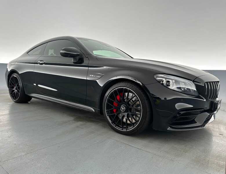 View black 2022 Mercedes-Benz C63 AMG S sold car at our previous auction.