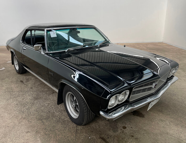 View black 1971 Holden Monaro sold car at our previous auction.