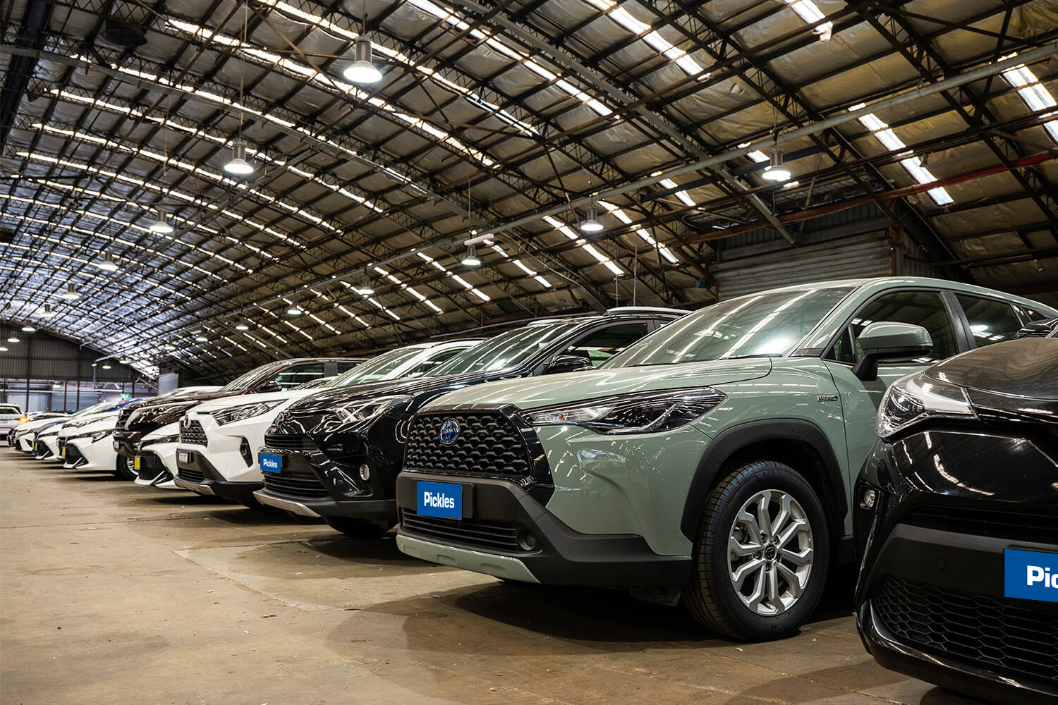 Discover a range of cars from brands Toyota, Ford and more at our upcoming auction.