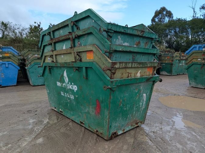 Marrel Skip Bins, 6m³, Qty 4