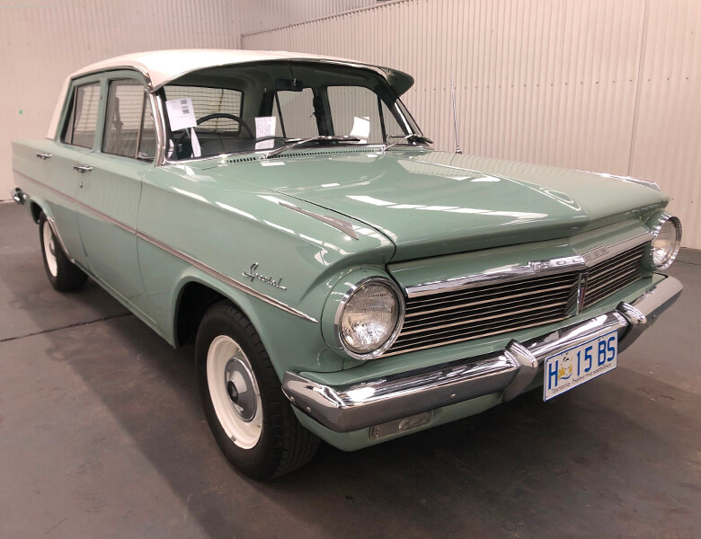 View turquoise 1963 Holden EH sold car at our previous auction.