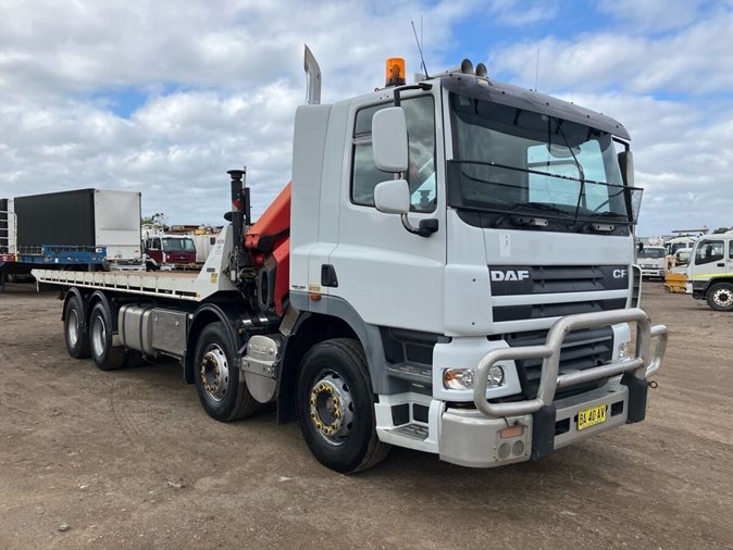 View  2008 DAF CF 85 available via auction.