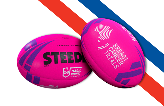 NRLW Football signed by entire Newcastle Knights Team