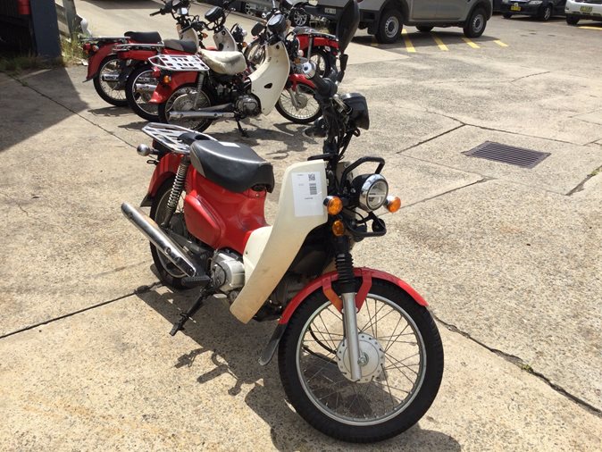 View Honda NBC110 Super Cub via auction