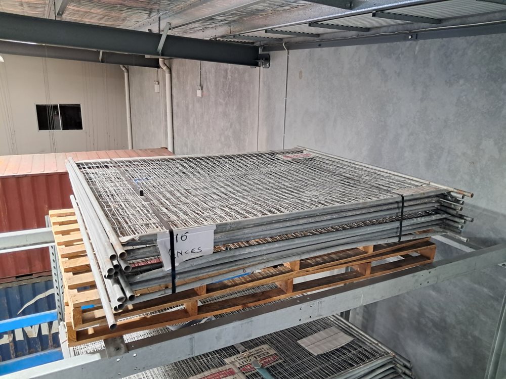 Pallet of Temporary Fencing Panels