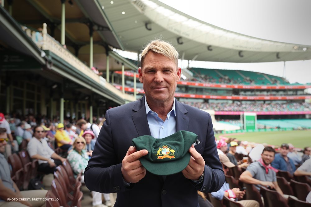 Shane Warne’s Baggy  Green Auction