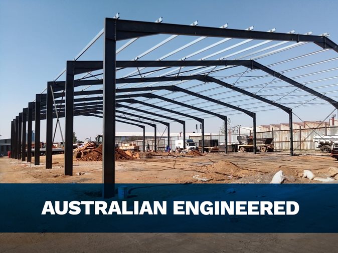 View brand new, clear span PR2 and PR3 wind rated steel sheds available via auction.