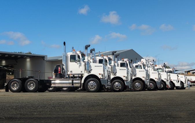 View a range of trucks available via auction.