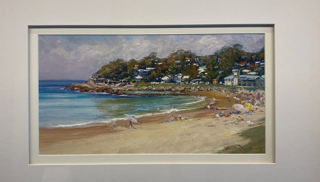 Neale Joseph Painting - Calm Beach Day Avoca