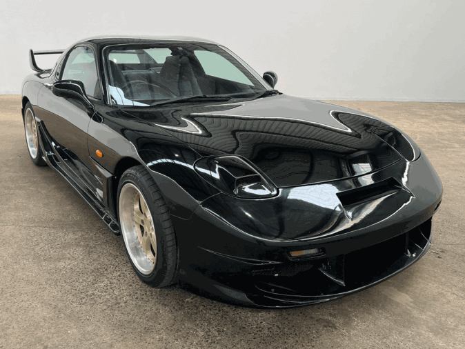 View a black 1996 Mazda RX-7 Rotary available via auction