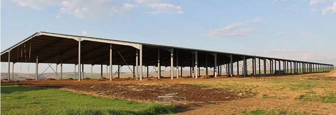 View portal steel sheds available via online auction.