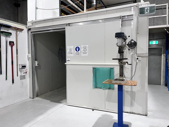 Enclosed Manufacturing Room