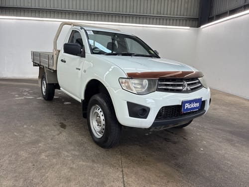 2014 Mitsubishi Triton - MN MY15 GLX Cab Chassis Single Cab 2dr Spts Auto 4sp 4x2 1223kg 2.5DT