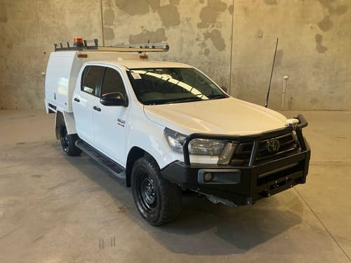 2022 Toyota Hilux - GUN126R SR Cab Chassis Double Cab 4dr Spts Auto 6sp 4x4 1065kg 2.8DT