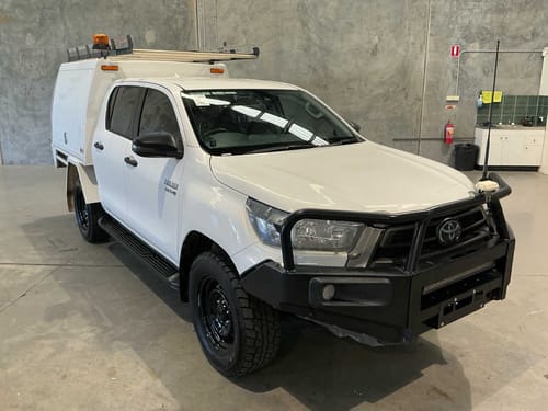 2022 Toyota Hilux - GUN126R SR Cab Chassis Double Cab 4dr Spts Auto 6sp 4x4 1065kg 2.8DT