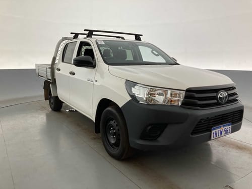 2021 Toyota Hilux - TGN121R Workmate Utility Double Cab 4dr Spts Auto 6sp 4x2 1025kg 2.7i