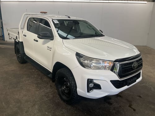 2019 Toyota Hilux - GUN126R SR Cab Chassis Double Cab 4dr Spts Auto 6sp 4x4 1045kg 2.8DT