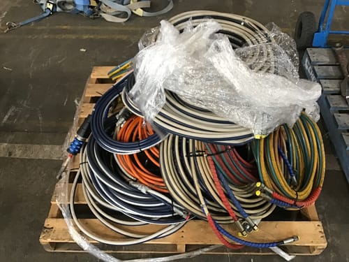 Pallet Of Hydraulic Hoses