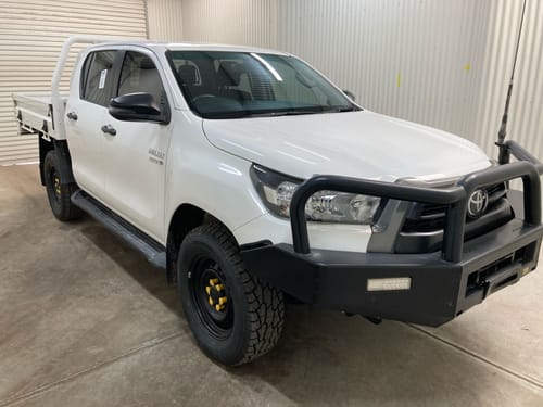 2022 Toyota Hilux - GUN126R SR Cab Chassis Double Cab 4dr Spts Auto 6sp 4x4 1065kg 2.8DT