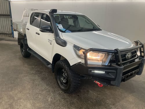 2022 Toyota Hilux - GUN126R SR Cab Chassis Double Cab 4dr Spts Auto 6sp 4x4 1065kg 2.8DT